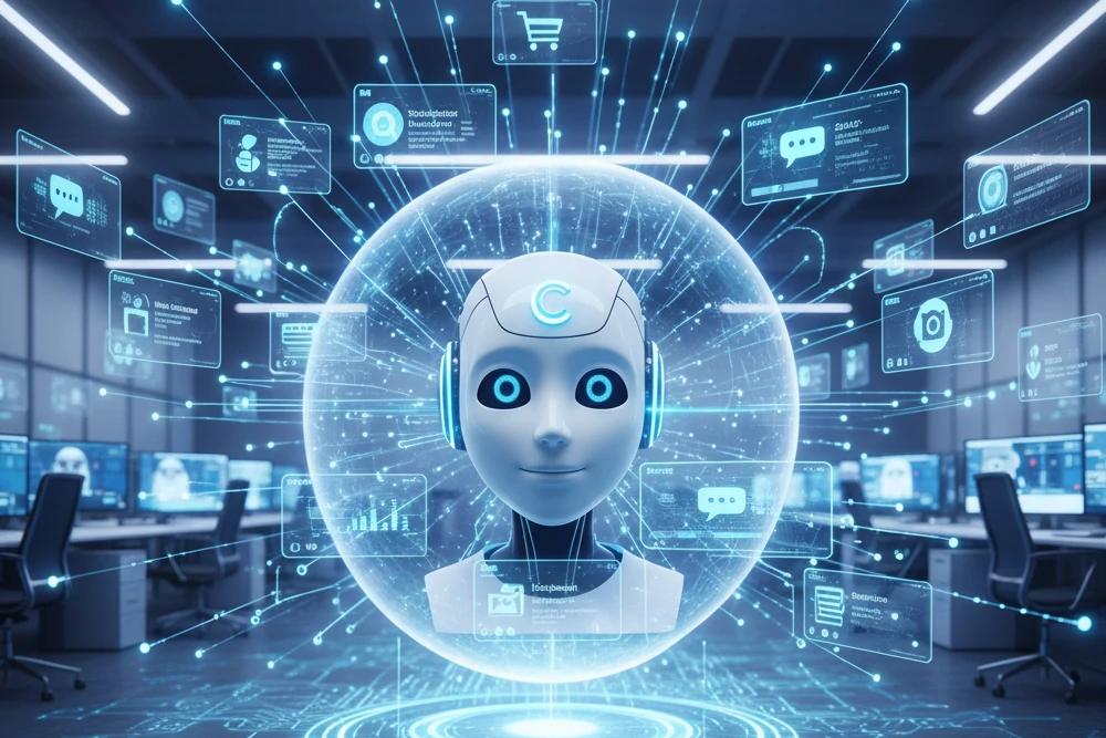 Chatbots inteligentes en atención al cliente 24/7 con inteligencia artificial y automatización para mejorar la experiencia del usuario